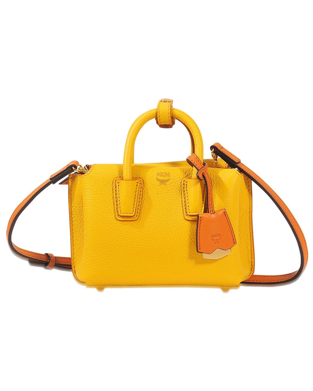 MCM Milla Extra Mini Bag in Yellow | Lyst