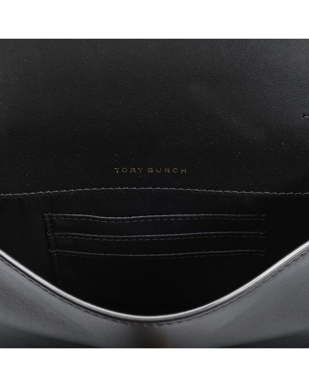 Tory Burch Georgia Turn lock Mini Bag In Black Leather Lyst Canada