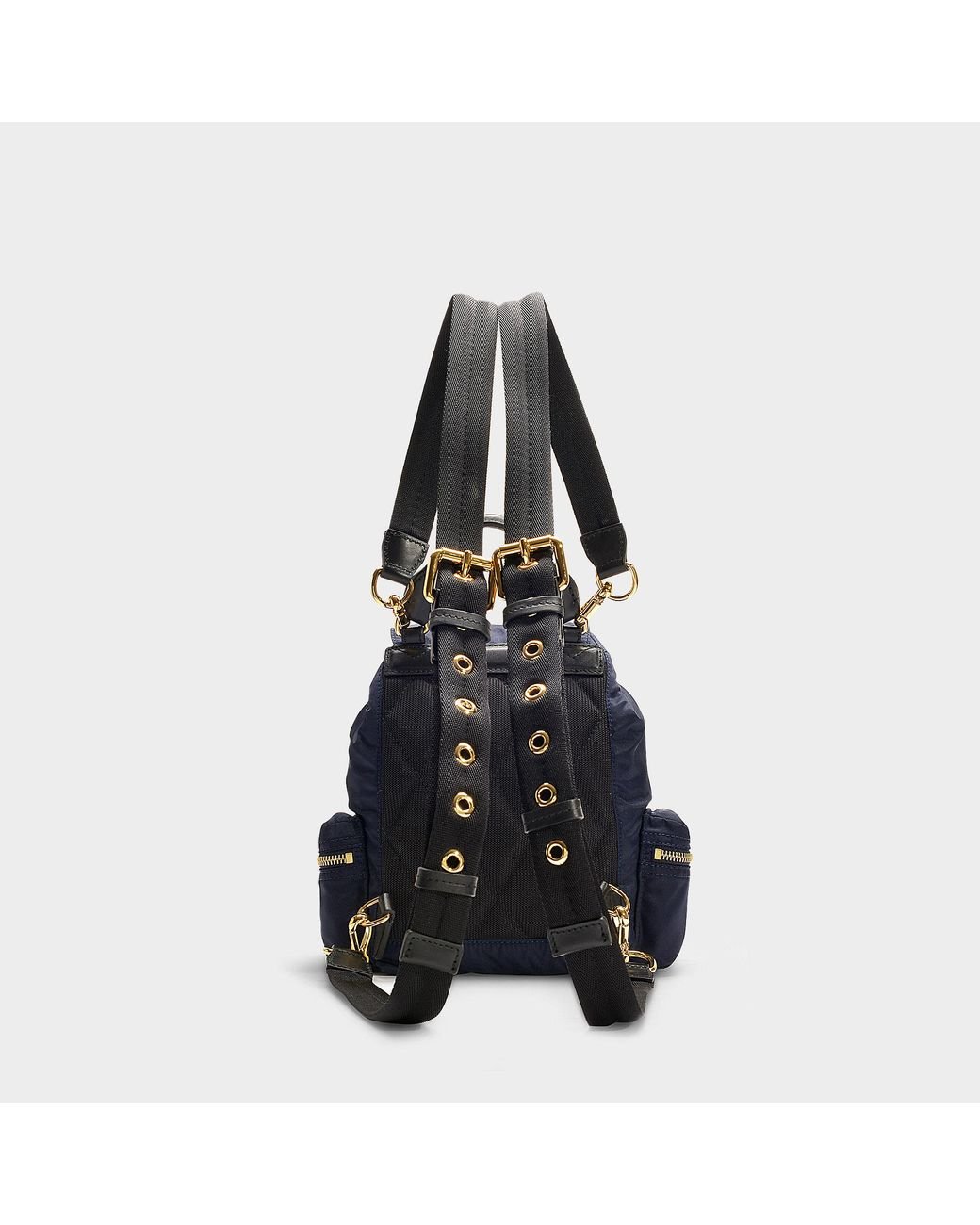 Burberry Small Rucksack In Black Nylon in Blue Lyst