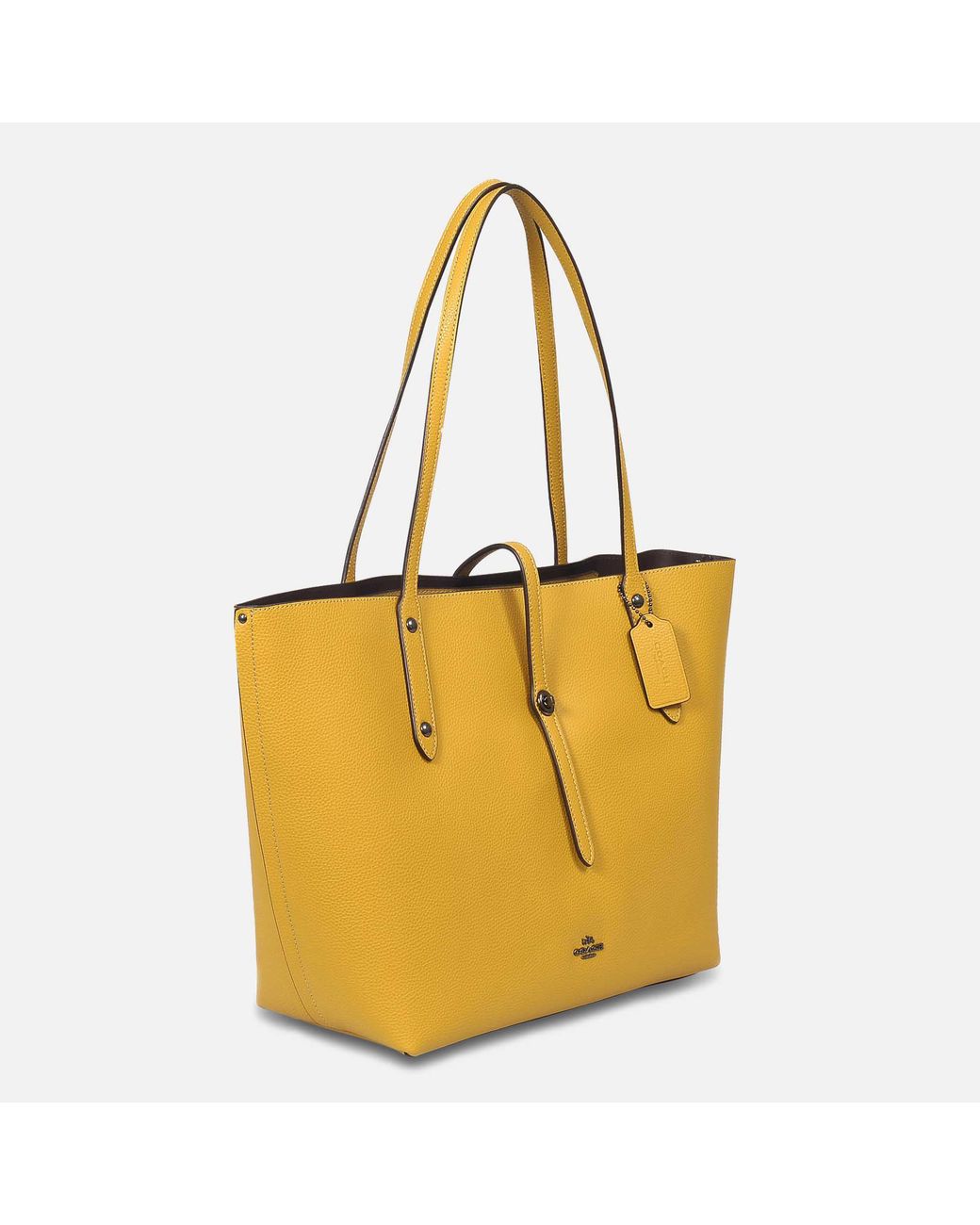 Coach market tote best sale yellow