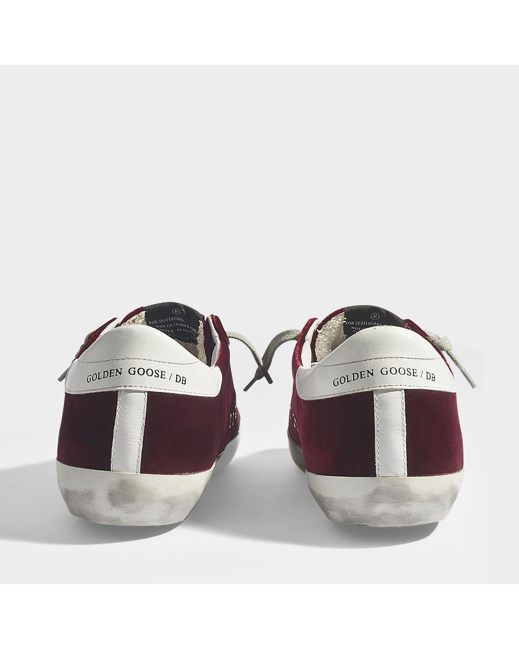Golden goose deals burgundy velvet