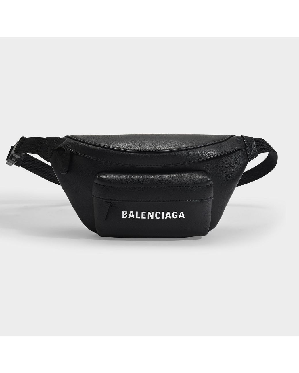 Balenciaga Leather Everyday Xs Belt Bag In Black Smooth Calfskin Lyst