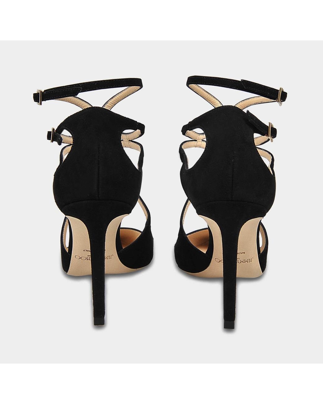 Jimmy choo lancer black suede 2025