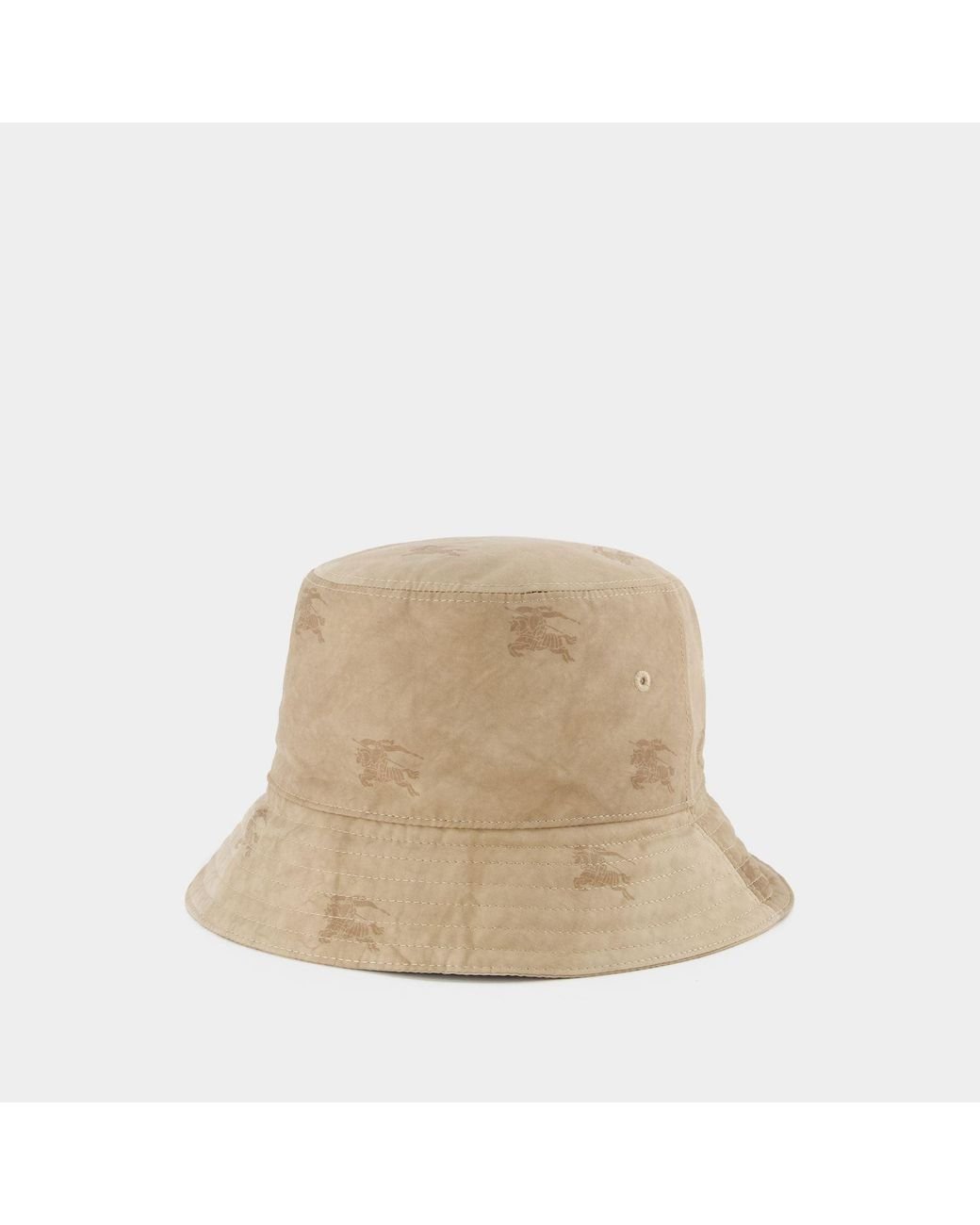 Mh 2 Panel Hat - Burberry - Beige - Cotton