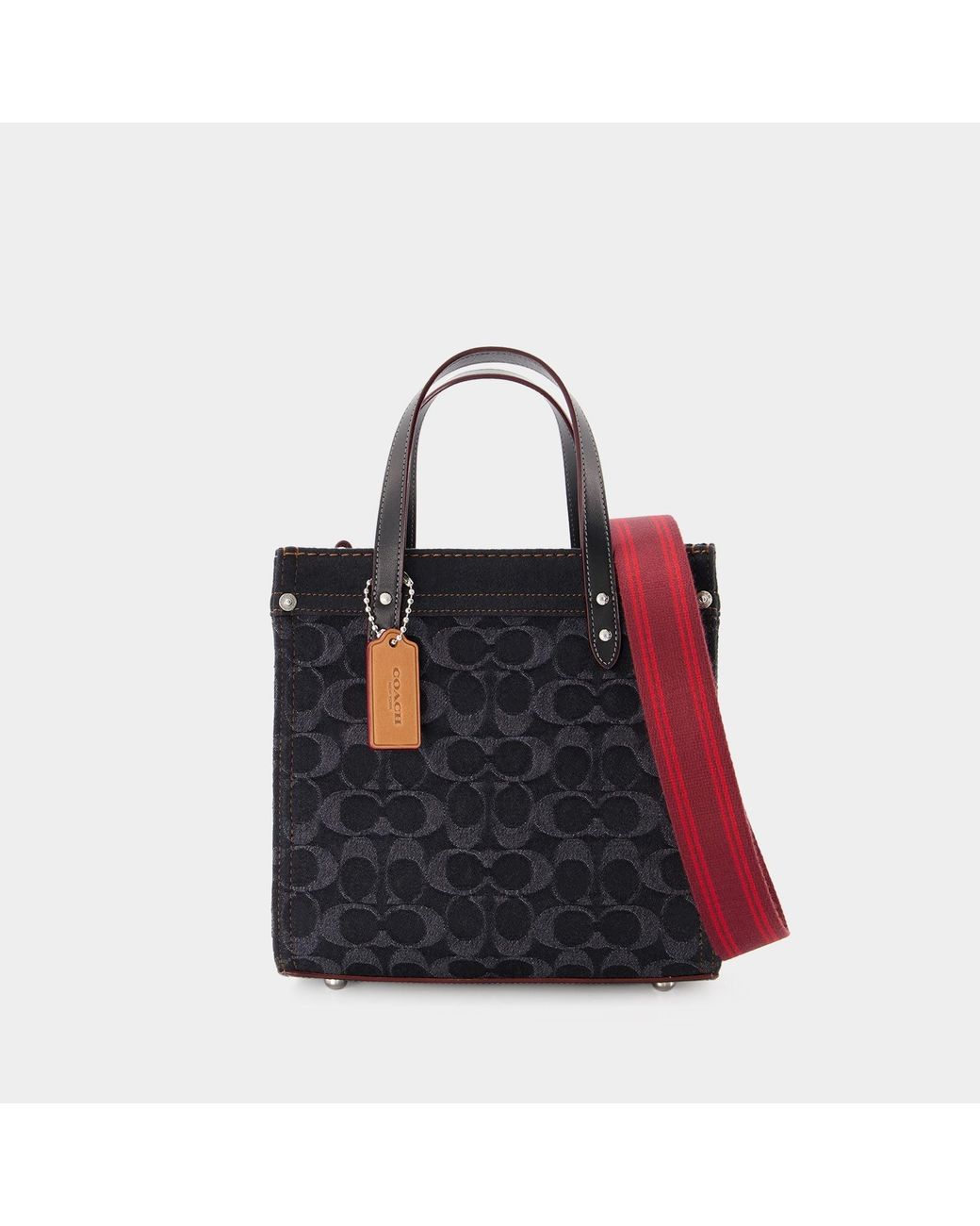 Coach denim hotsell canvas tote