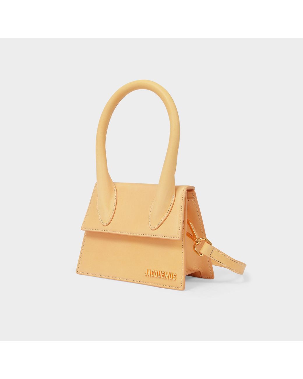 Jacquemus Le Chiquito Moyen Bag In Light Brown Leather | Lyst UK