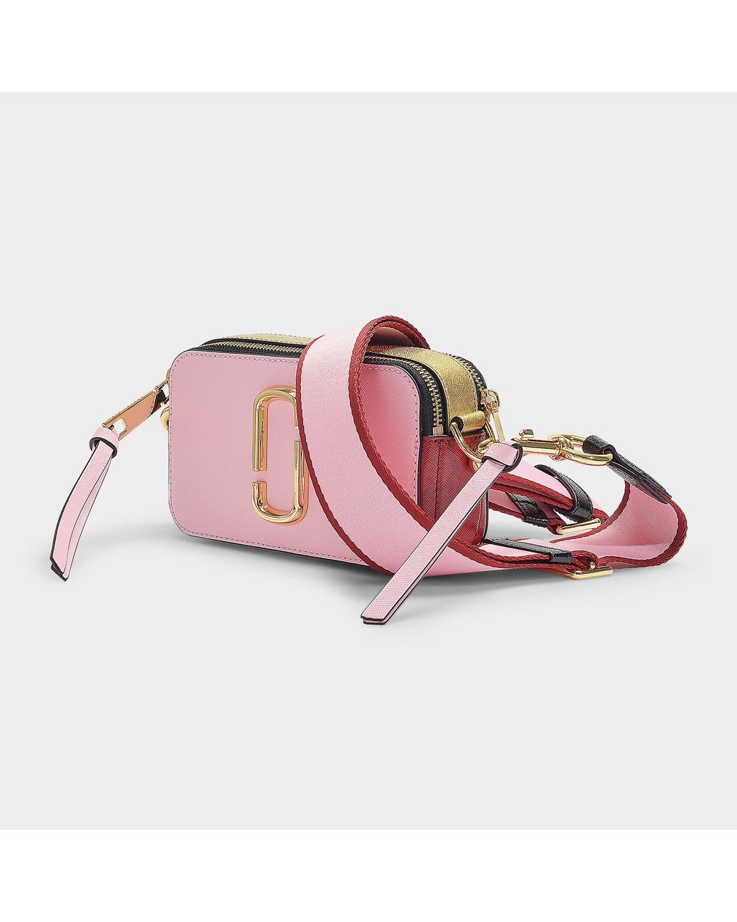 Mini Bags  Womens Marc Jacobs The Snapshot New Baby Pink/Red