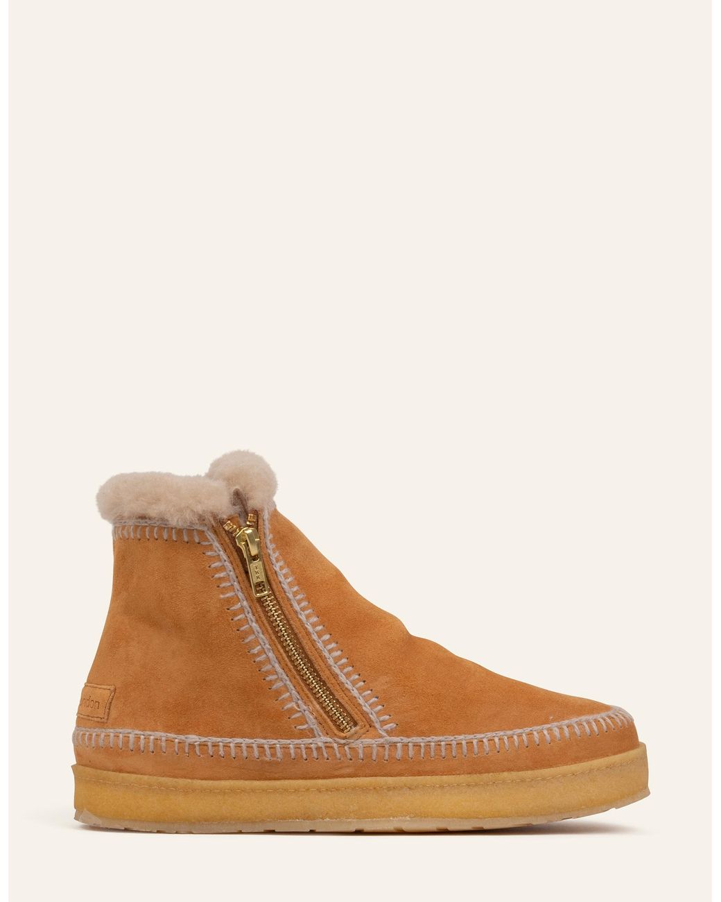 Monsoon Laidback London Setsu Suede Ankle Boots Brown
