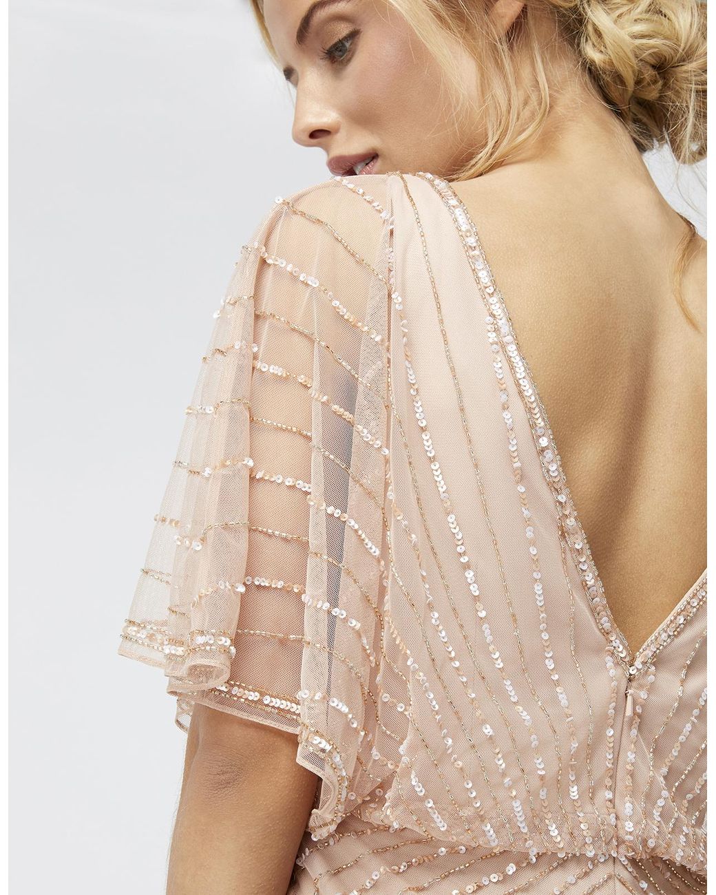Angelina embellished top maxi dress