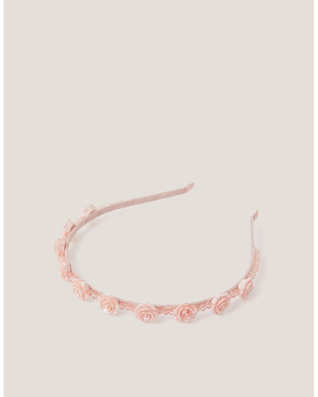 Monsoon Natural Rose Beaded Headband