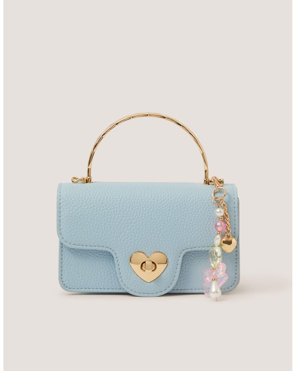 Monsoon Blue Betsy Twist-lock Charm Bag