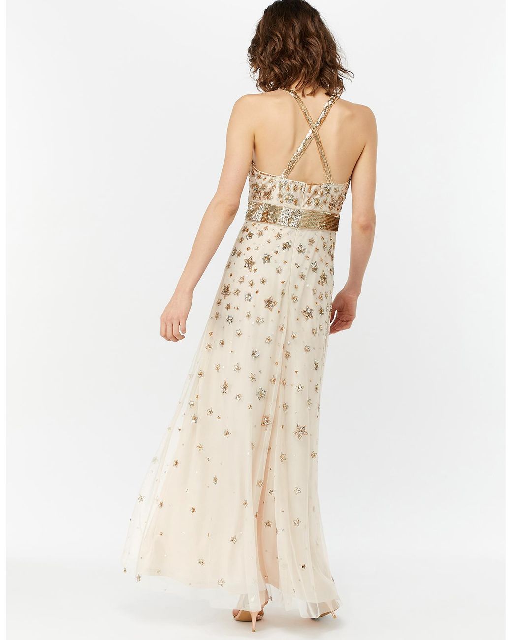 Laura star embellished maxi clearance dress