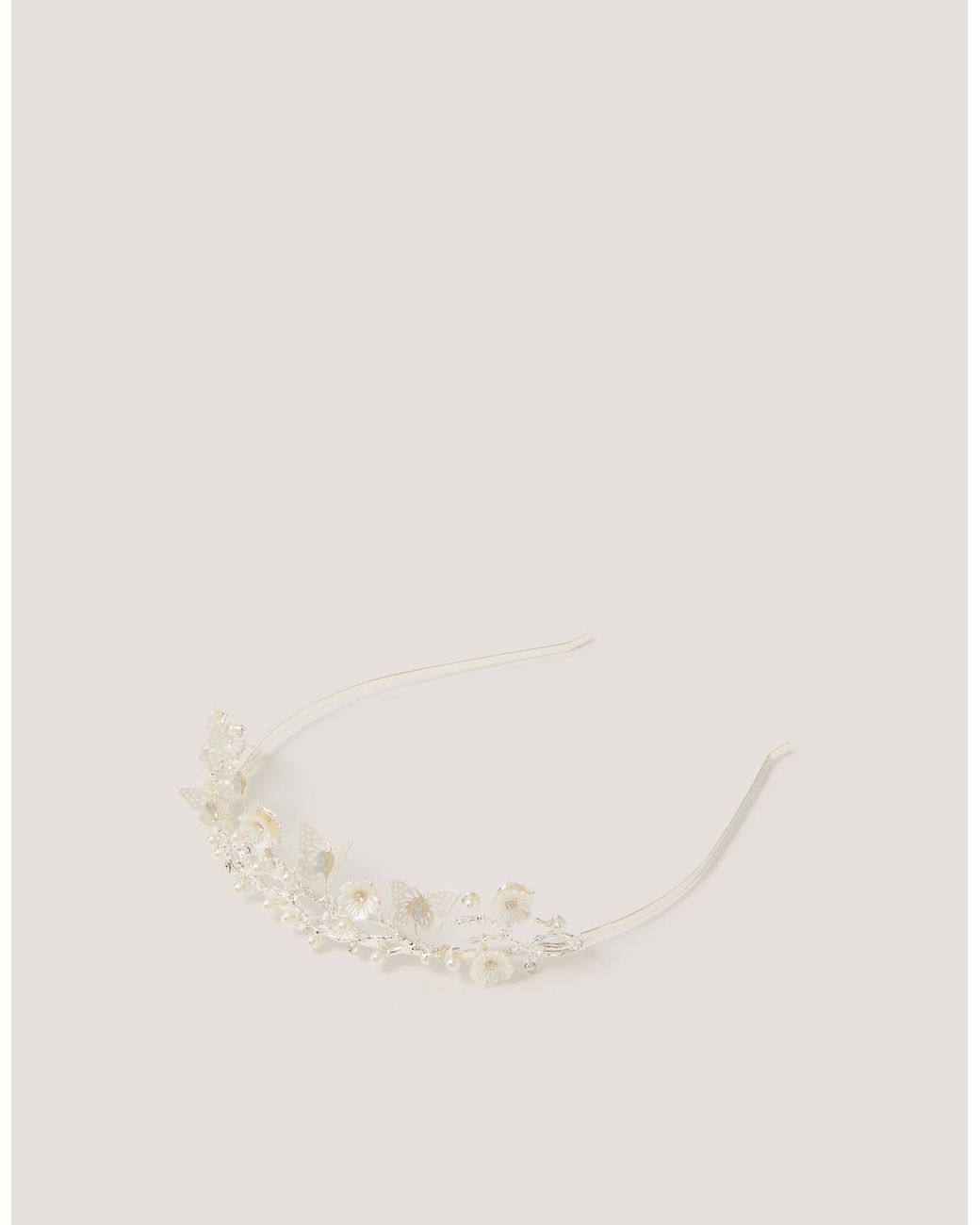 Monsoon Natural Pearl Flower Tiara