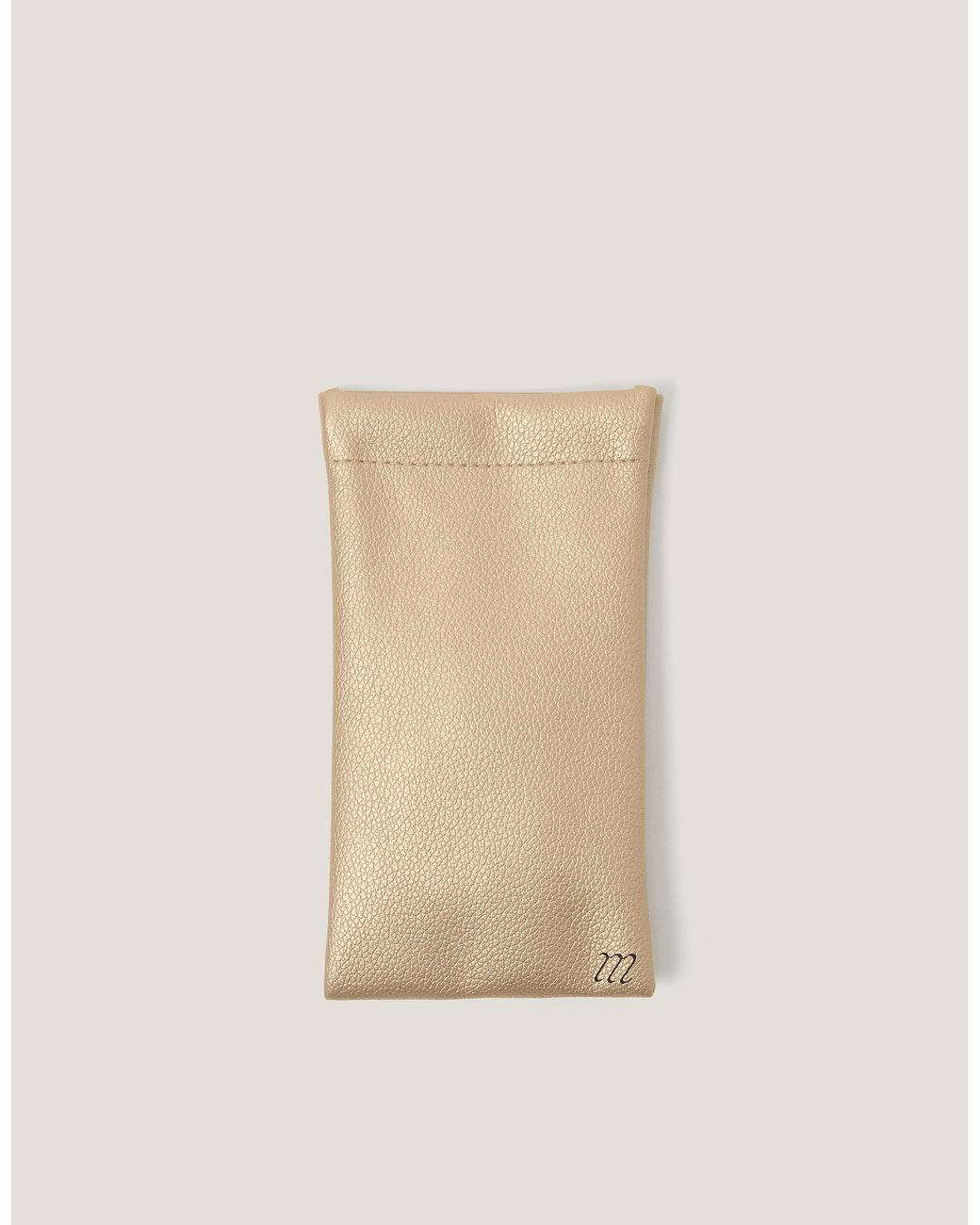 Monsoon Natural Soft Sunglasses Pouch Gold