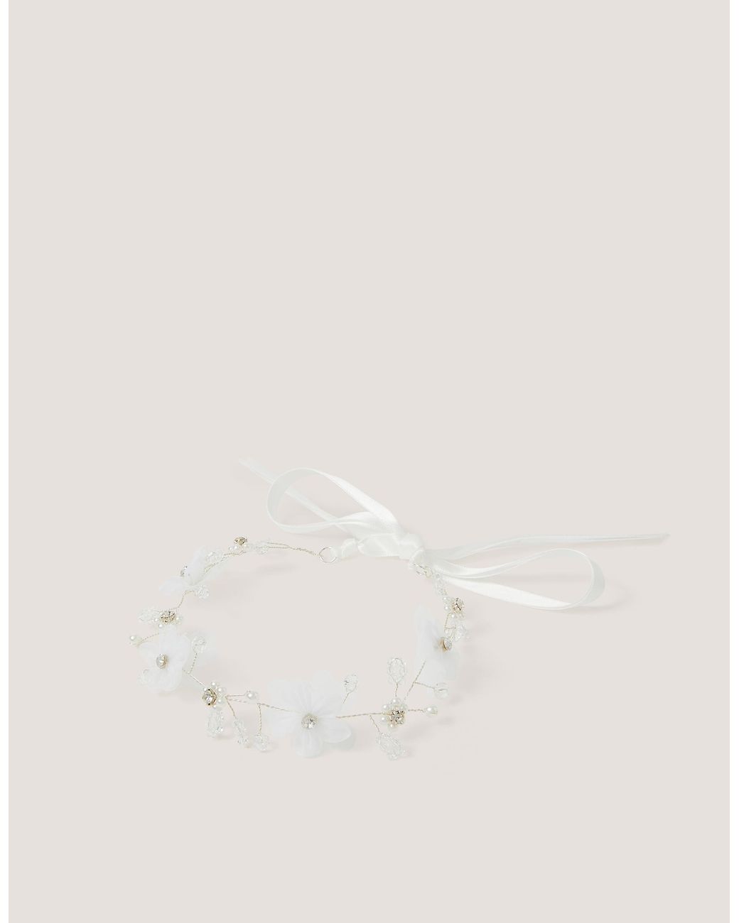 Monsoon Natural Bridesmaid Flower Crown