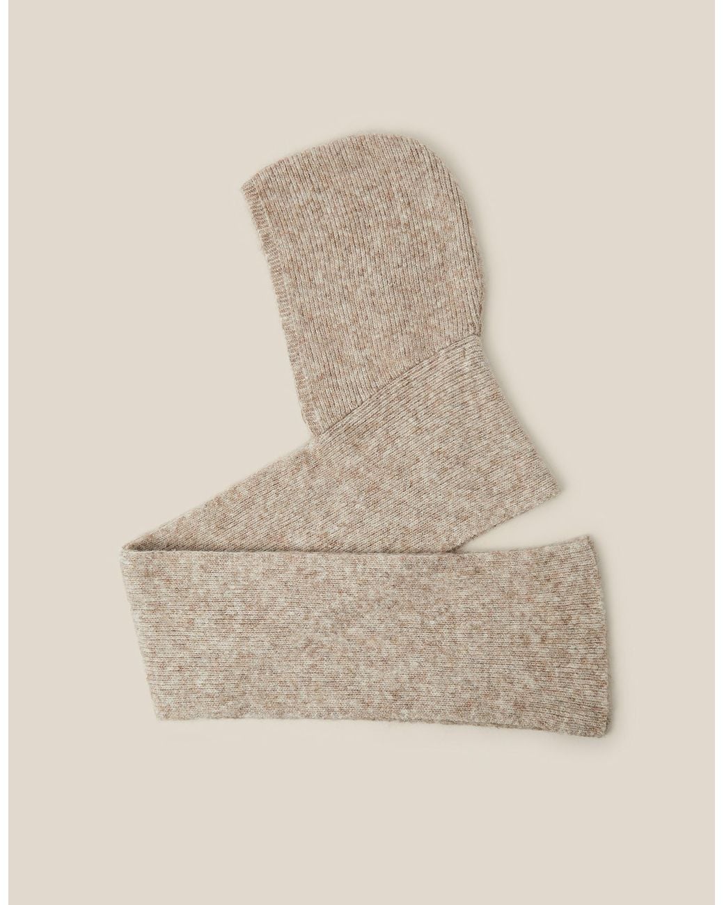 Monsoon Tula Hooded Scarf Natural