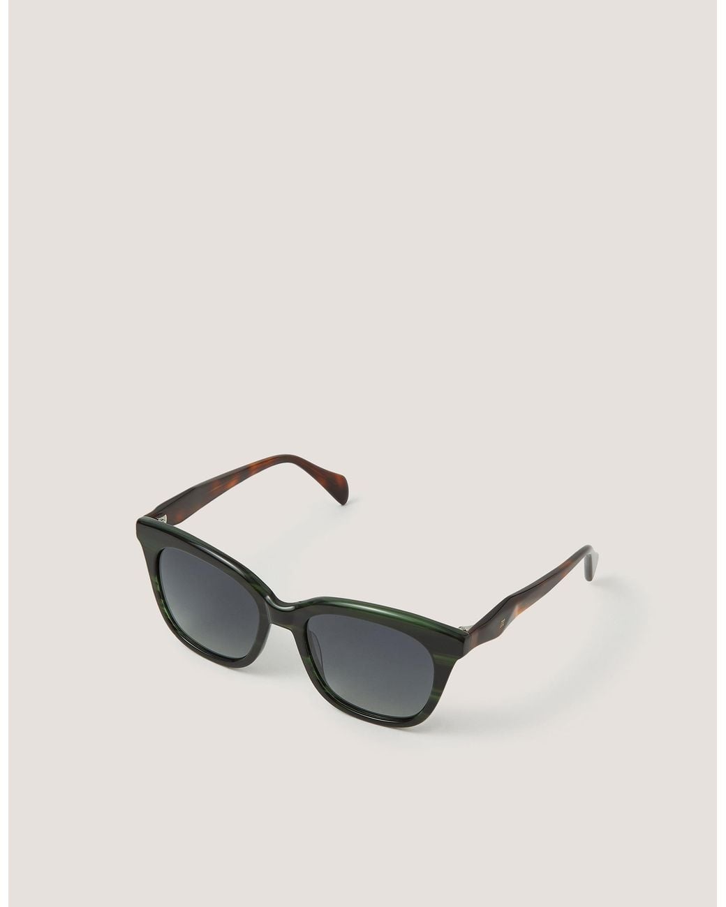 Monsoon Natural Acetate Tort Wayfarer Sunglasses