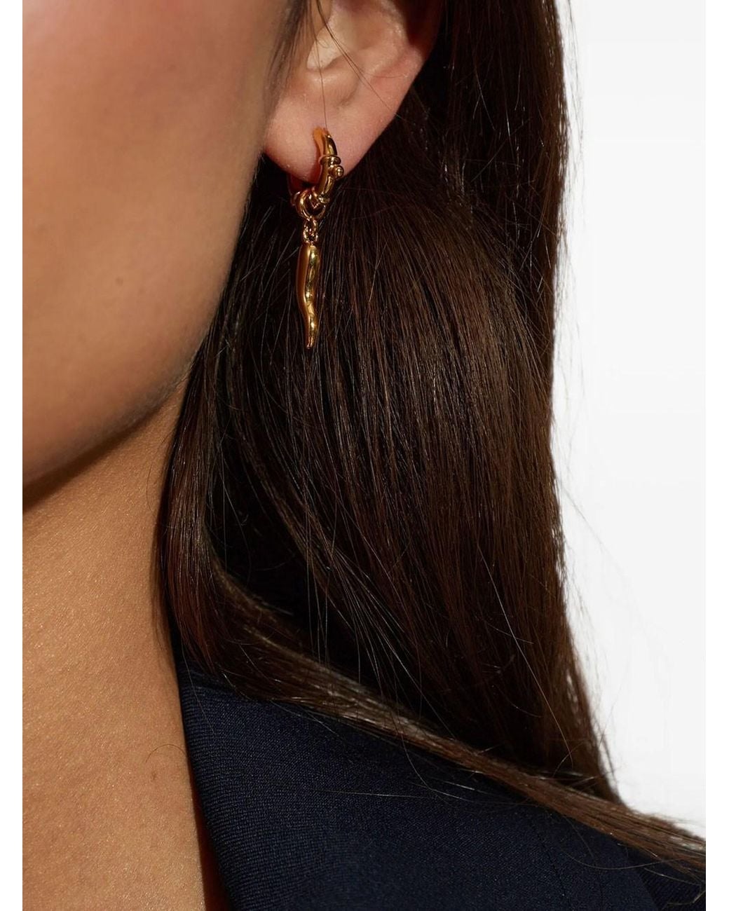 Vivienne Westwood Metallic Della Hoop Earrings