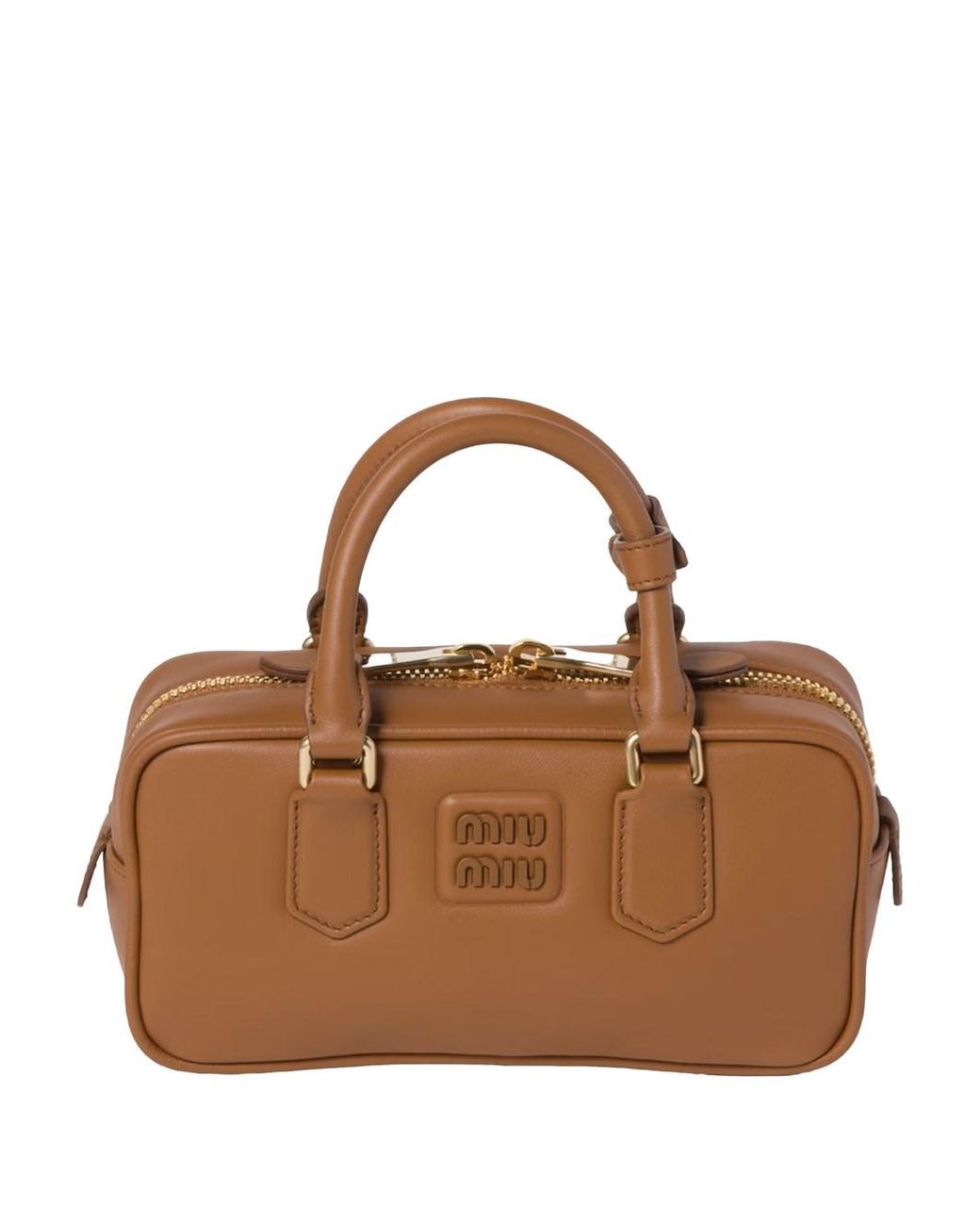 Miu Miu Brown Arcadie Regular Leather Bag