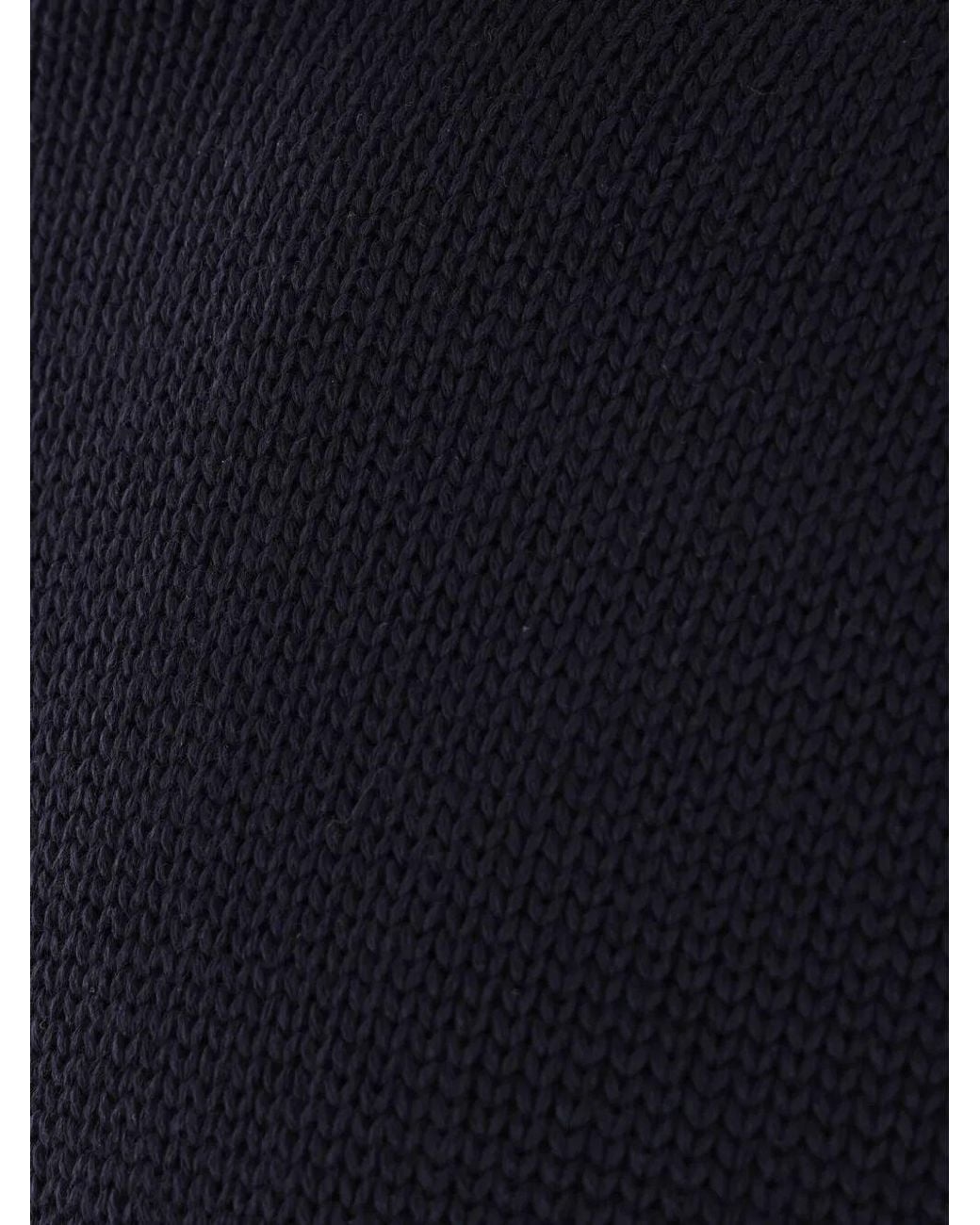 Roberto Collina Blue Crew-neck Silk Jumper for men
