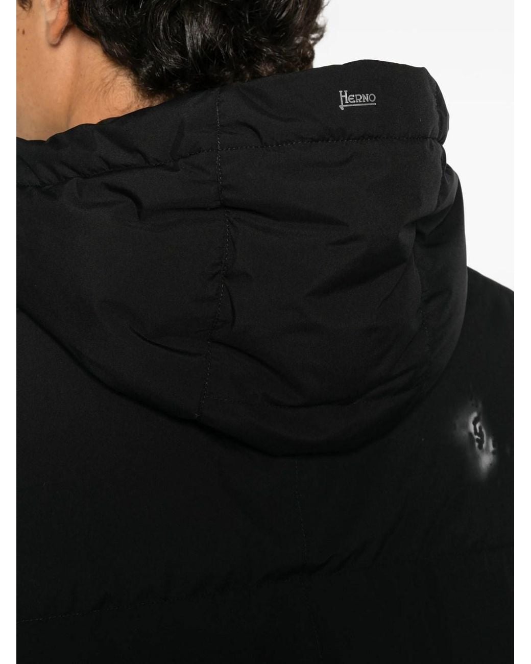 Herno Black 2 Layer Windstopper Jacket for men