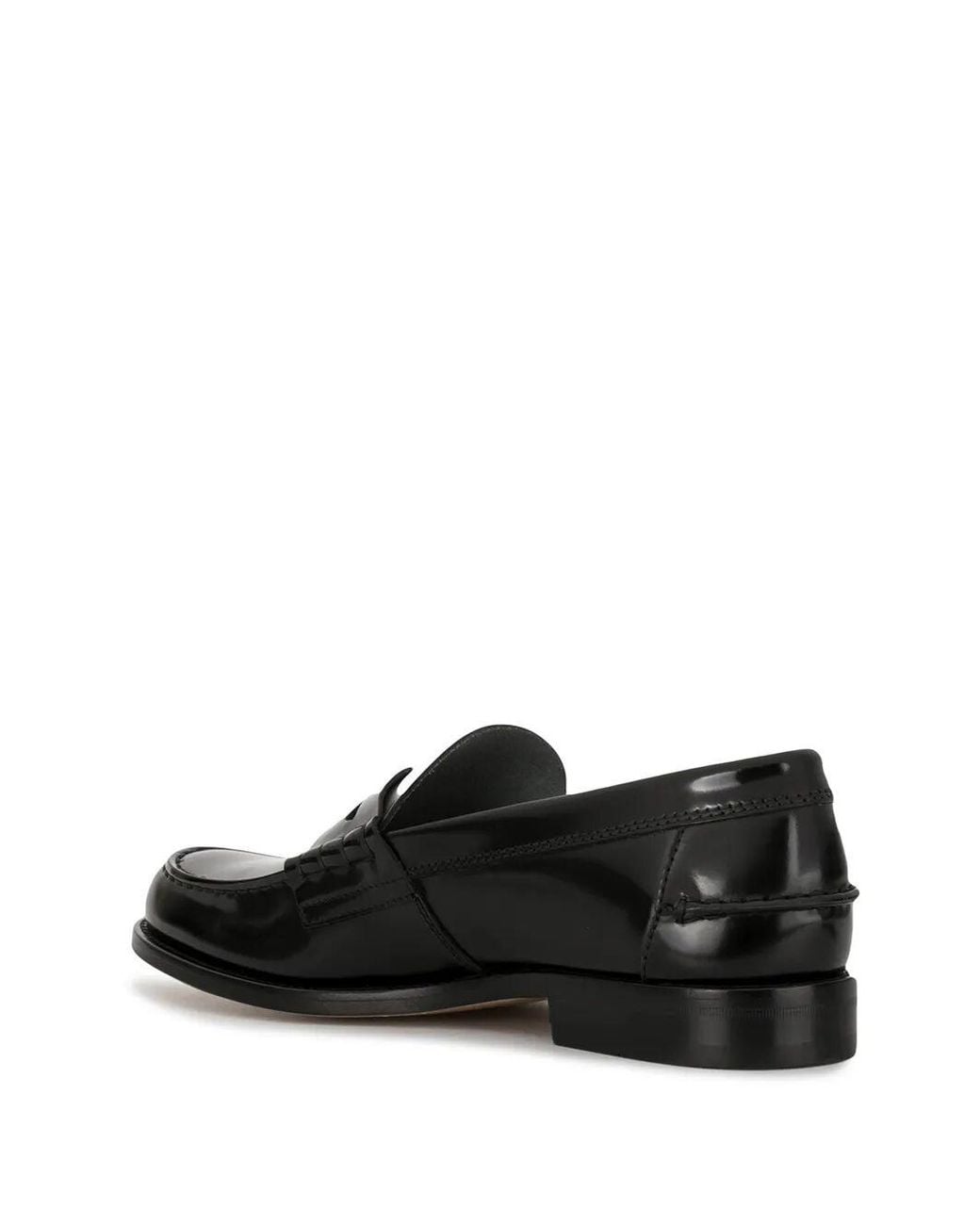 Tod's Black Patent Leather Loafers for men