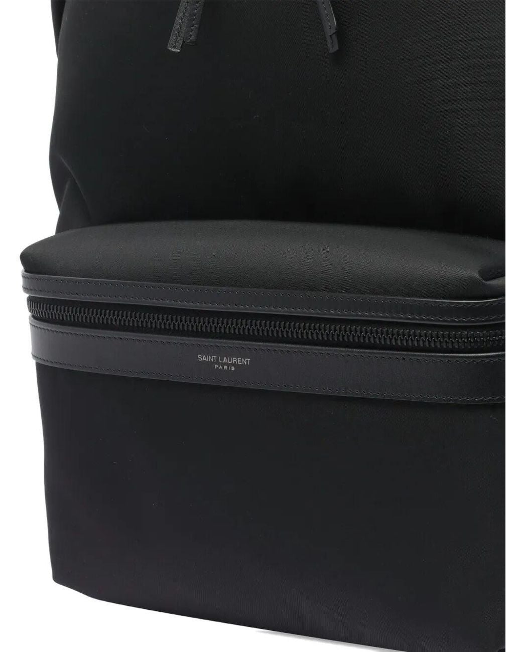 Saint Laurent Black City Backpack for men