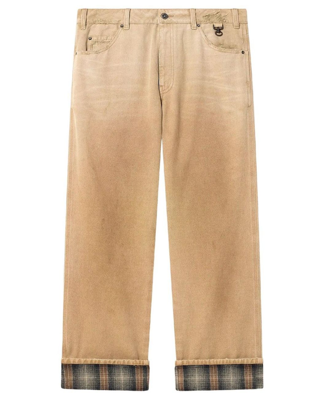 Golden Goose Deluxe Brand Natural Pantaloni for men
