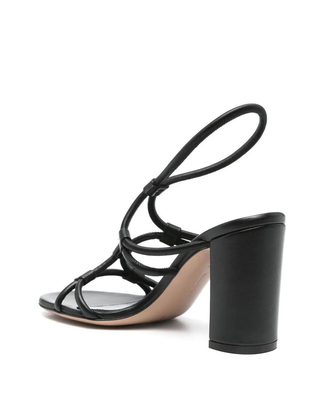 Gianvito Rossi Metallic Multi Way Strap Heeled Sandals 85