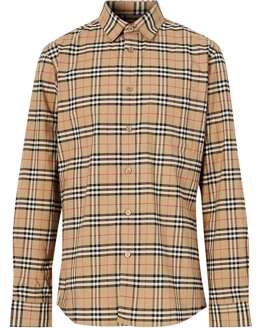 burberry brown shirt