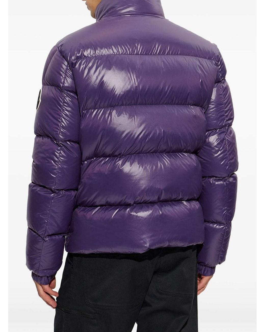Moncler Purple Short Bendola Down Jacket for men