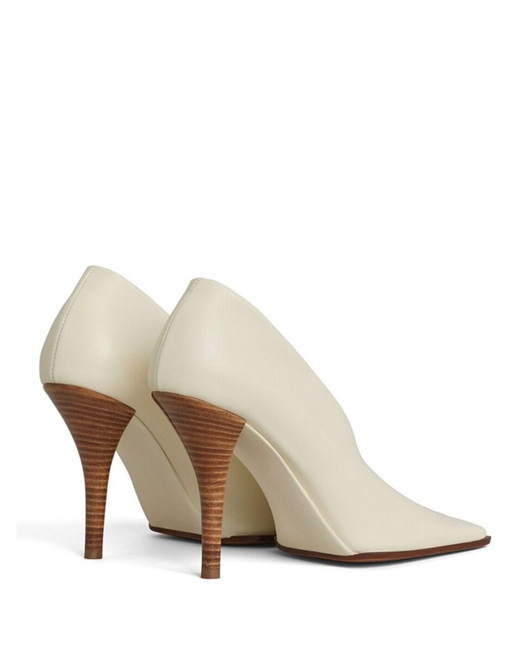 Alaïa White Soft Square Pumps