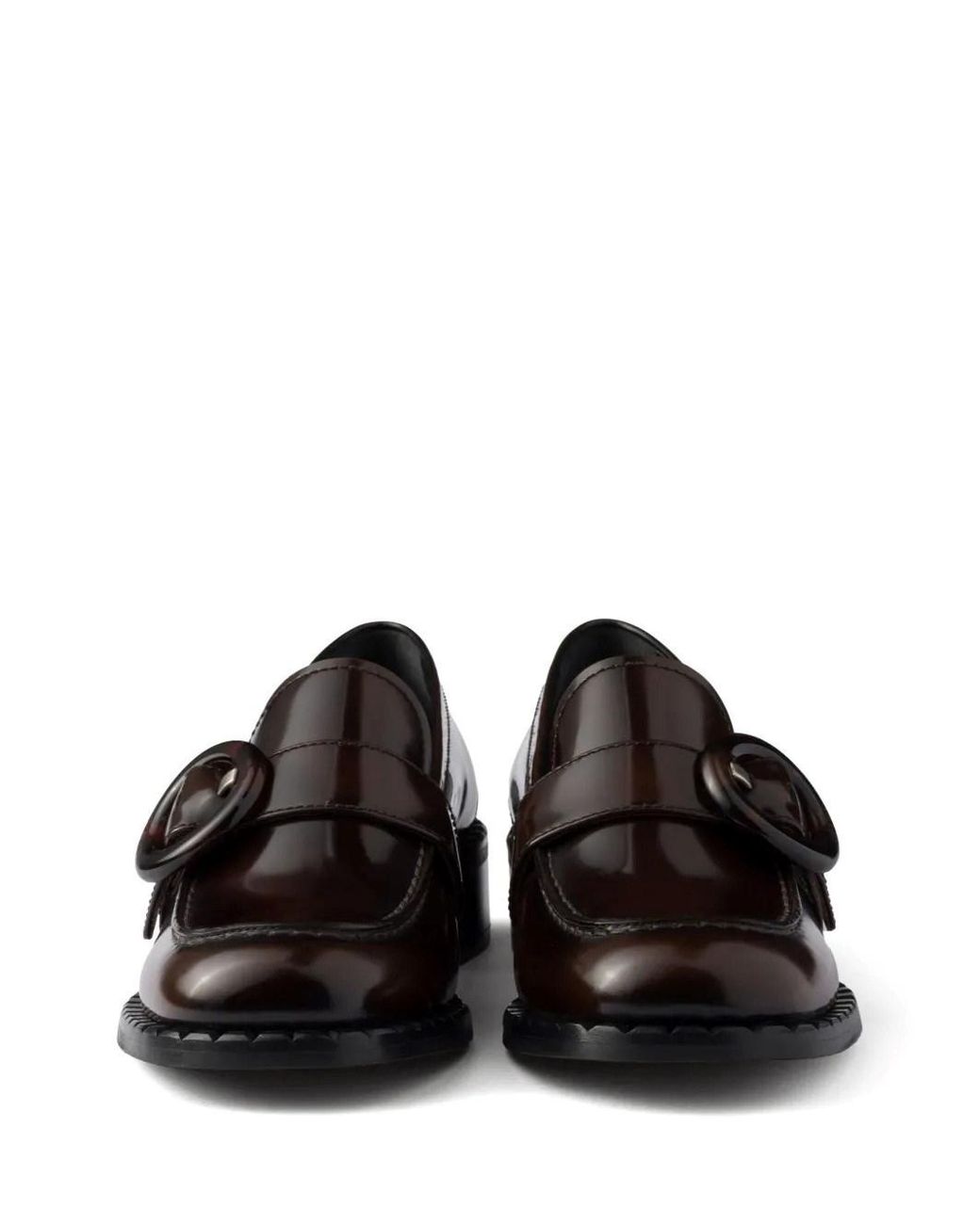 Prada Black Sienna Leather Loafers