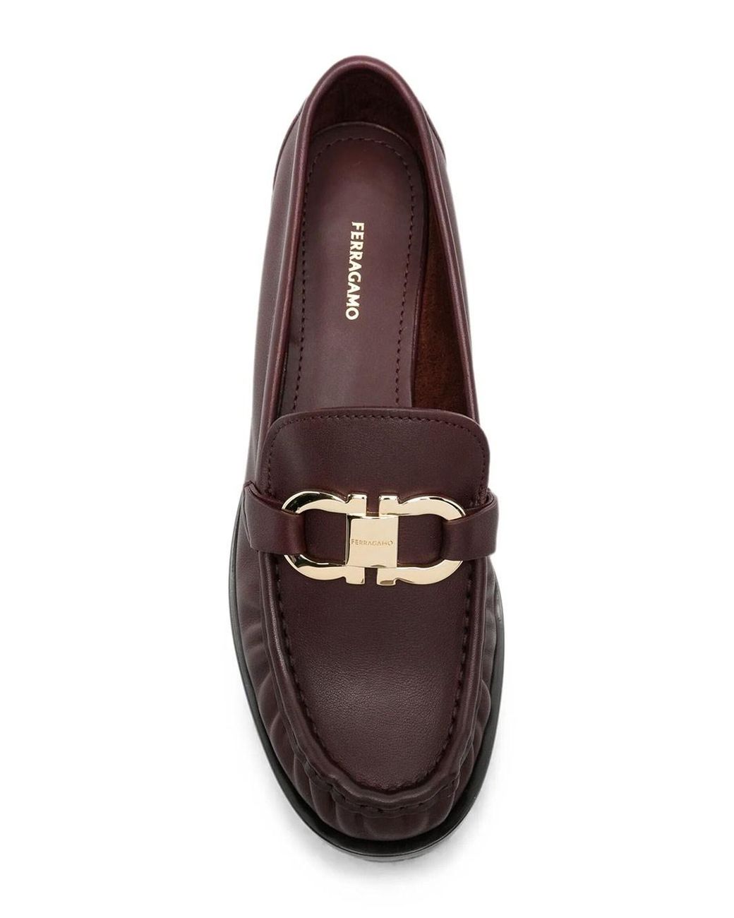 Ferragamo Brown Maryan Soft Loafers