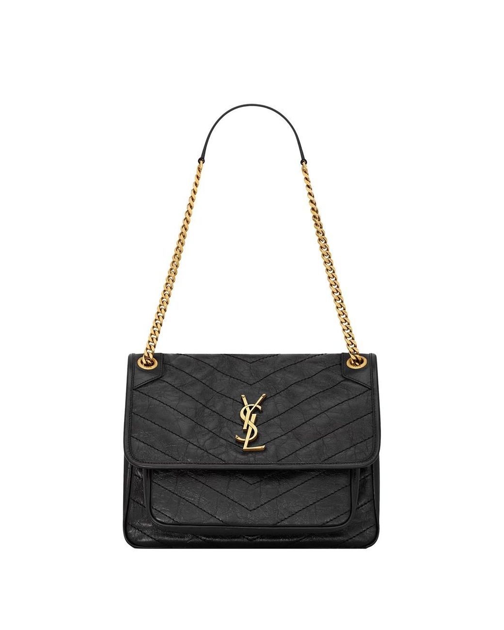 Saint Laurent Black Niki Medium Soft Bag