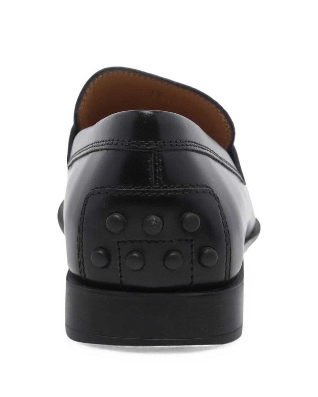 Tod's Black Leather Loafers