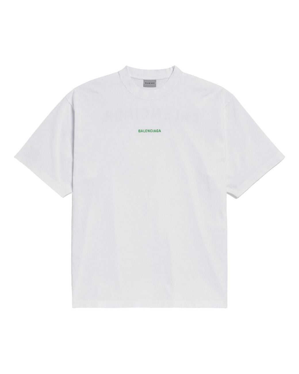 Balenciaga White T-Shirt Back Medium Fit for men