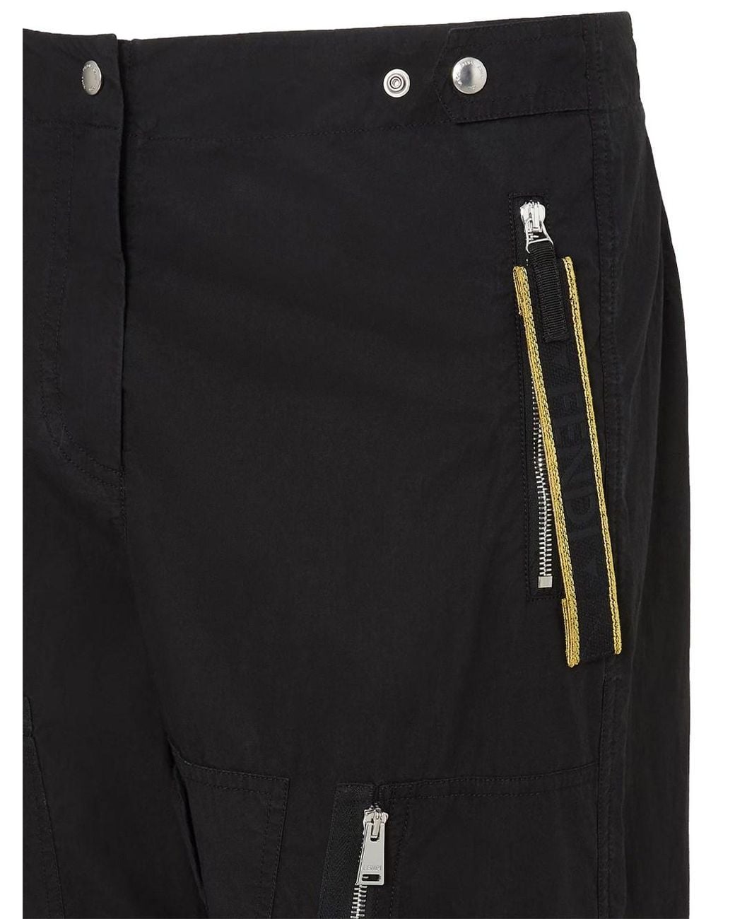 Fendi Black Parachute Canvas Trousers
