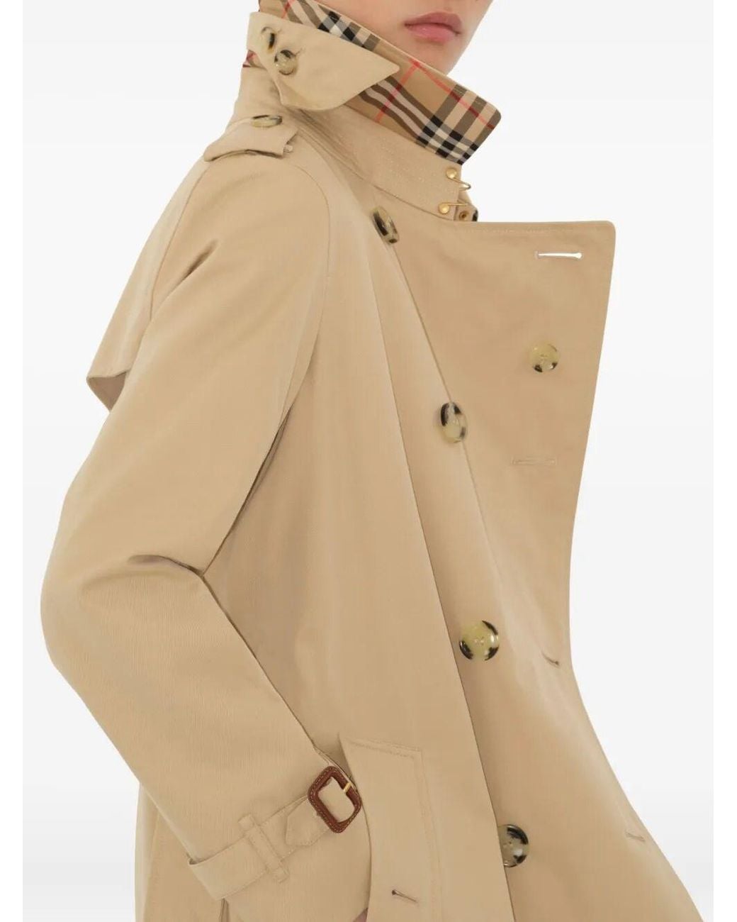 Burberry Natural Waterloo Trench Coat Honey