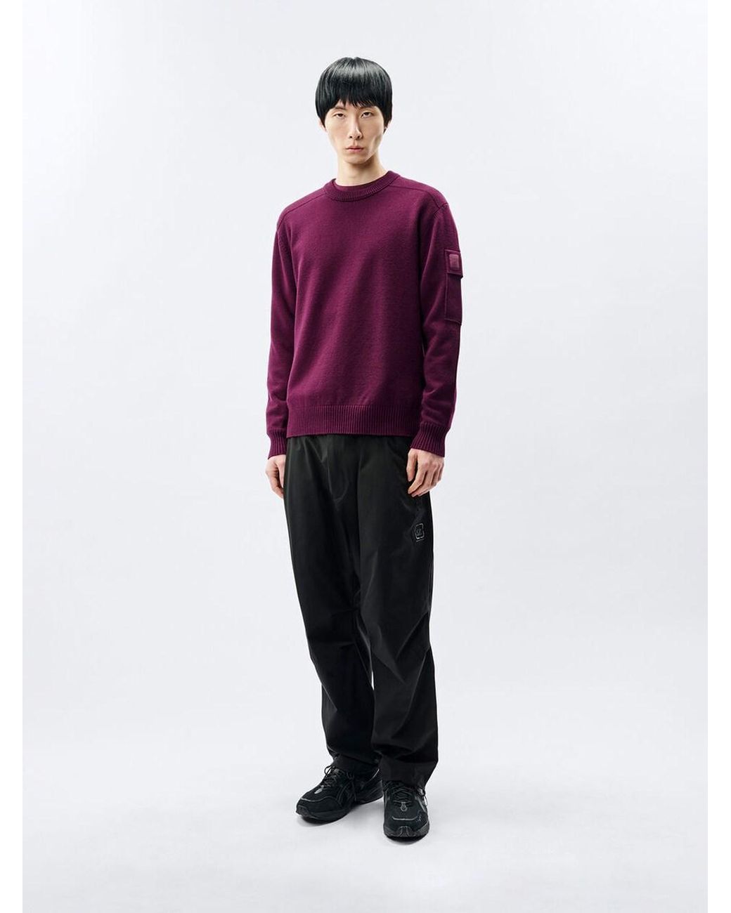 C P Company Purple Maglione Girocollo "Metropolis Series" for men