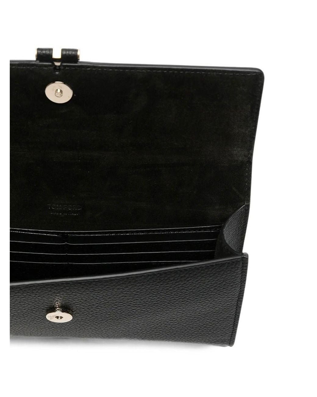 Tom Ford Black Pouch "T Clasp"