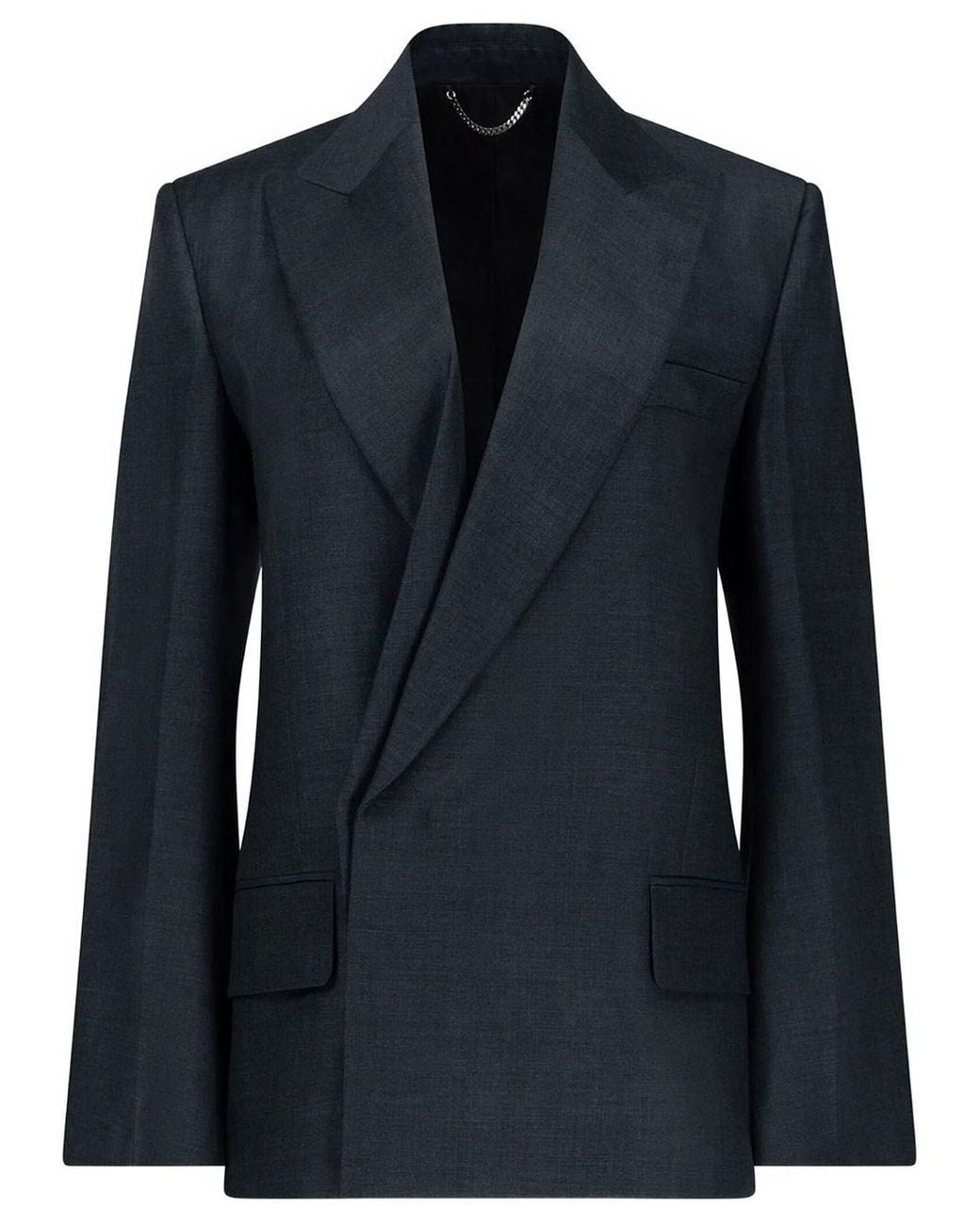 Victoria Beckham Blue Giacca Sartoriale "Olie"