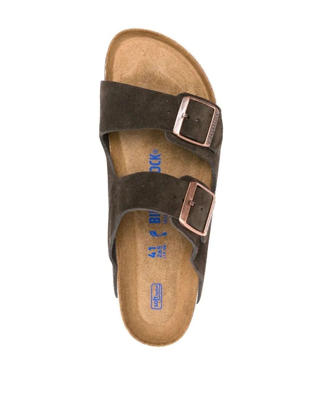 Birkenstock Brown Arizona Bs Soft Footbed Suede Leather for men