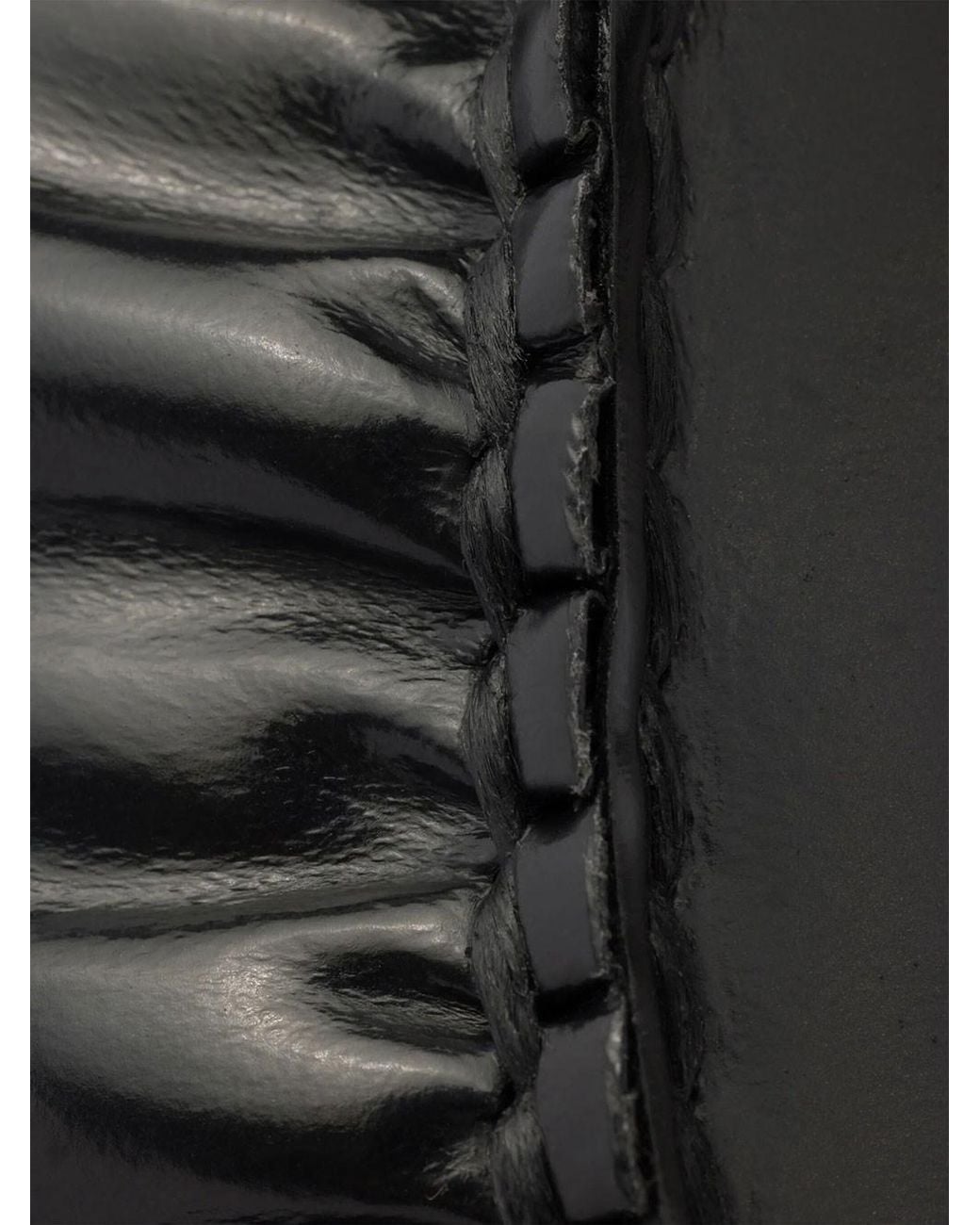 Prada Black Brushed Leather Loafers for men