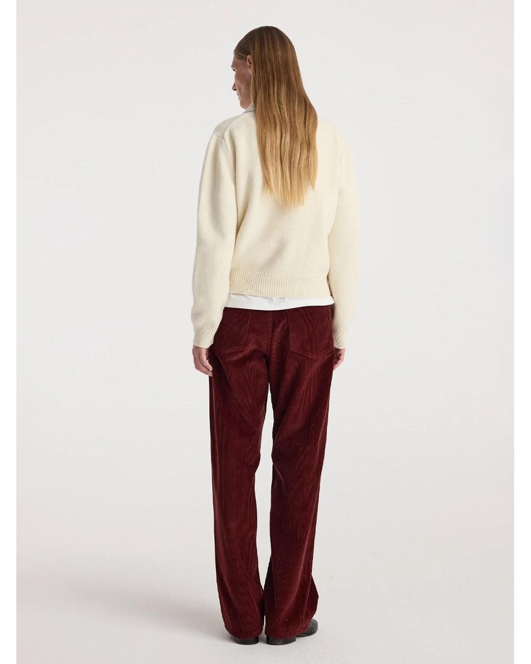 Rohe Red Bruun Wide-leg Corduroy Trousers