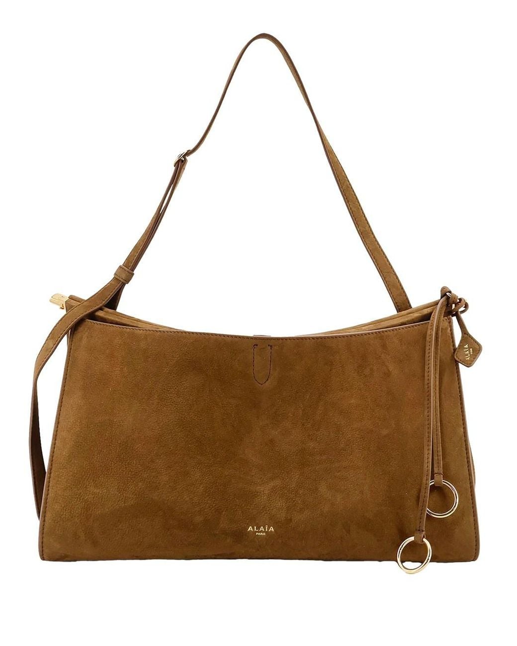 Alaïa Brown Le Click Pocket 35 Bag