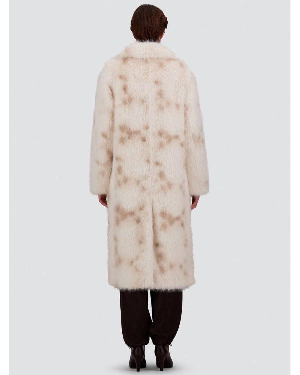Herno Natural Fur-effect Lynx Coat