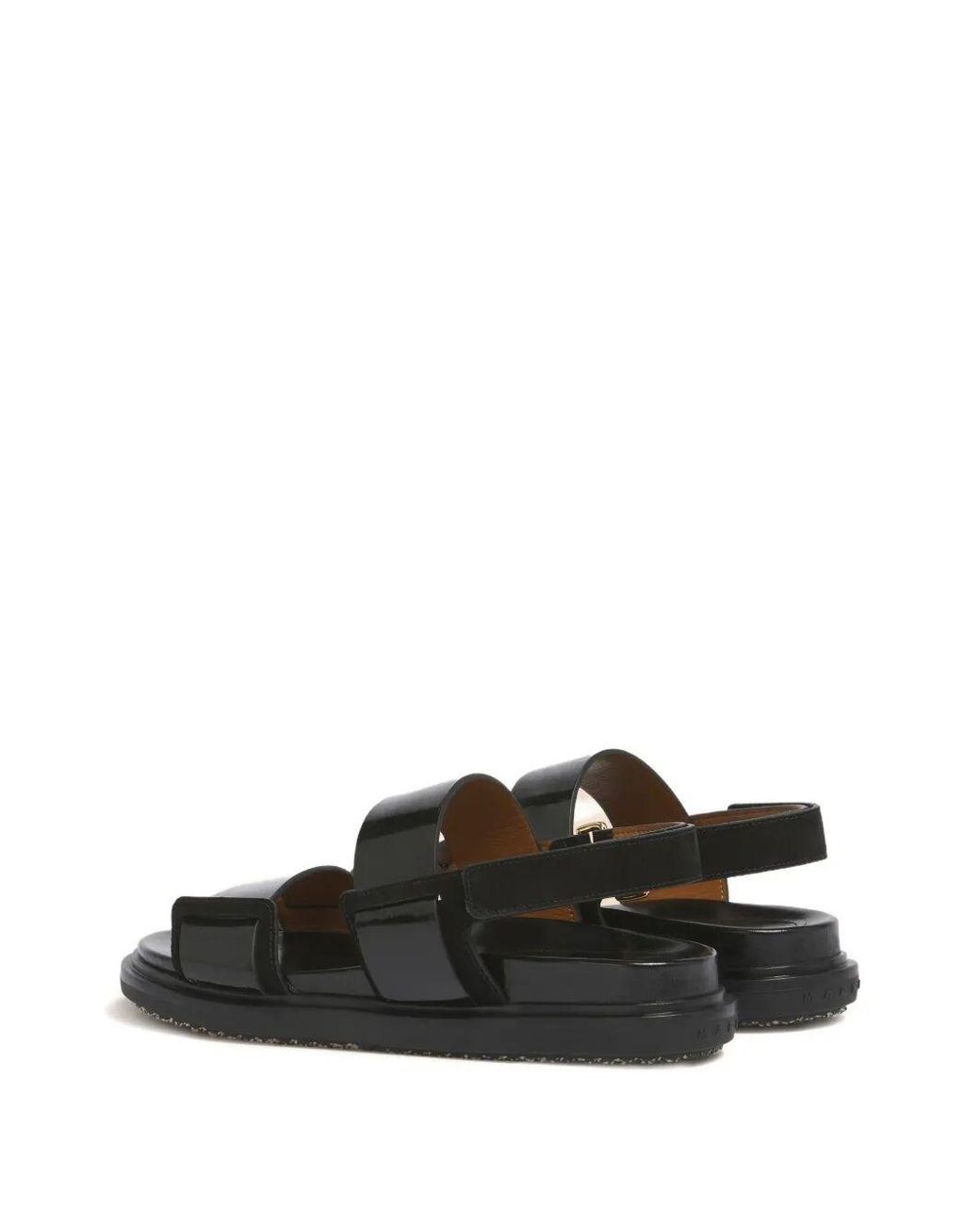 Marni Black Sandalo Fussbett