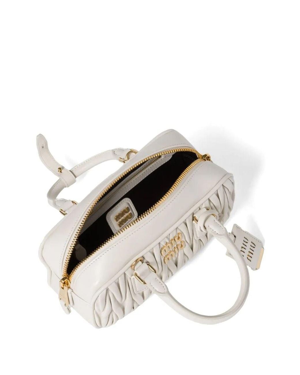 Miu Miu White Arcadie Regular Bag