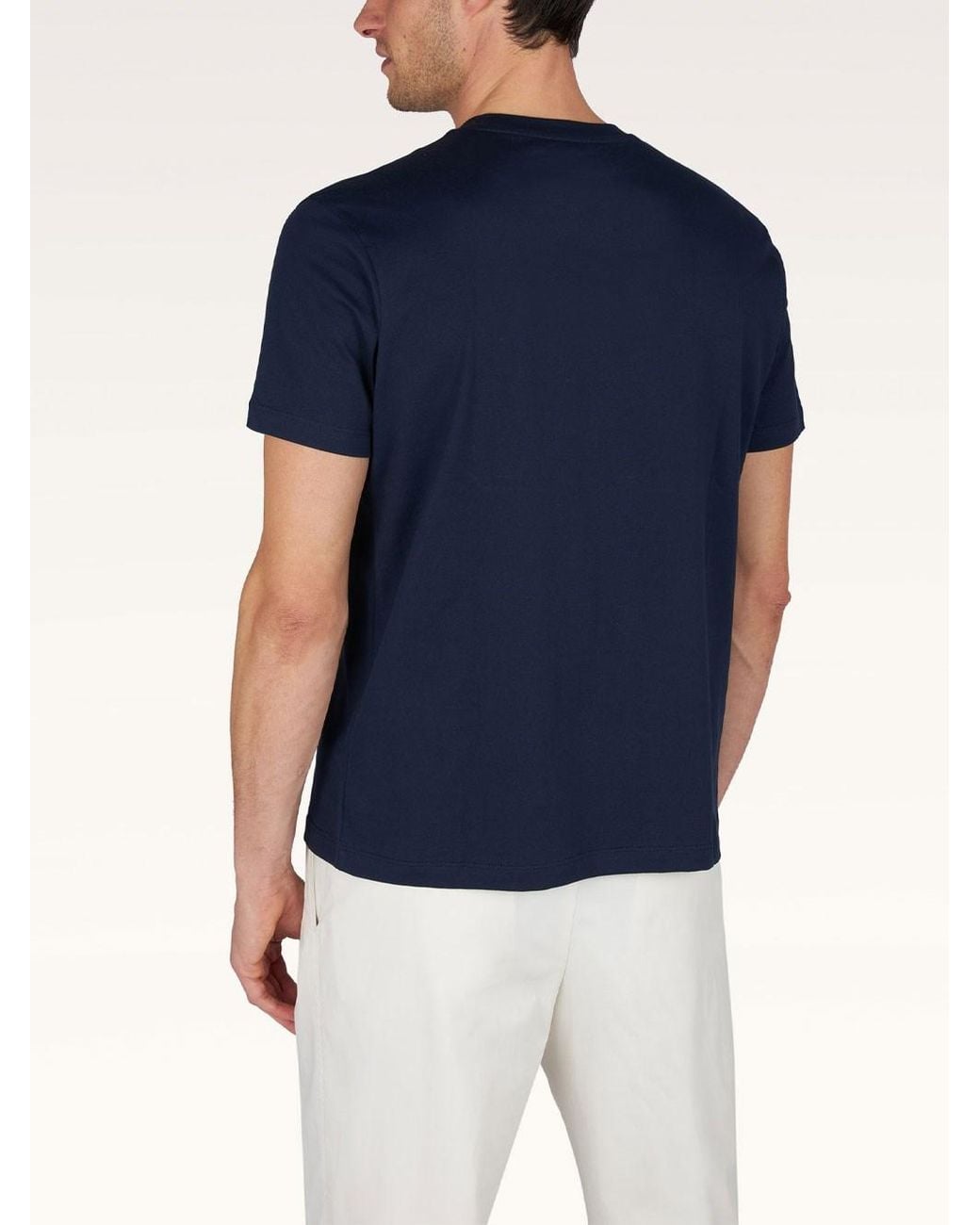 Paul & Shark Blue Paul & Shark Logo-Print Cotton Jersey T-Shirt for men